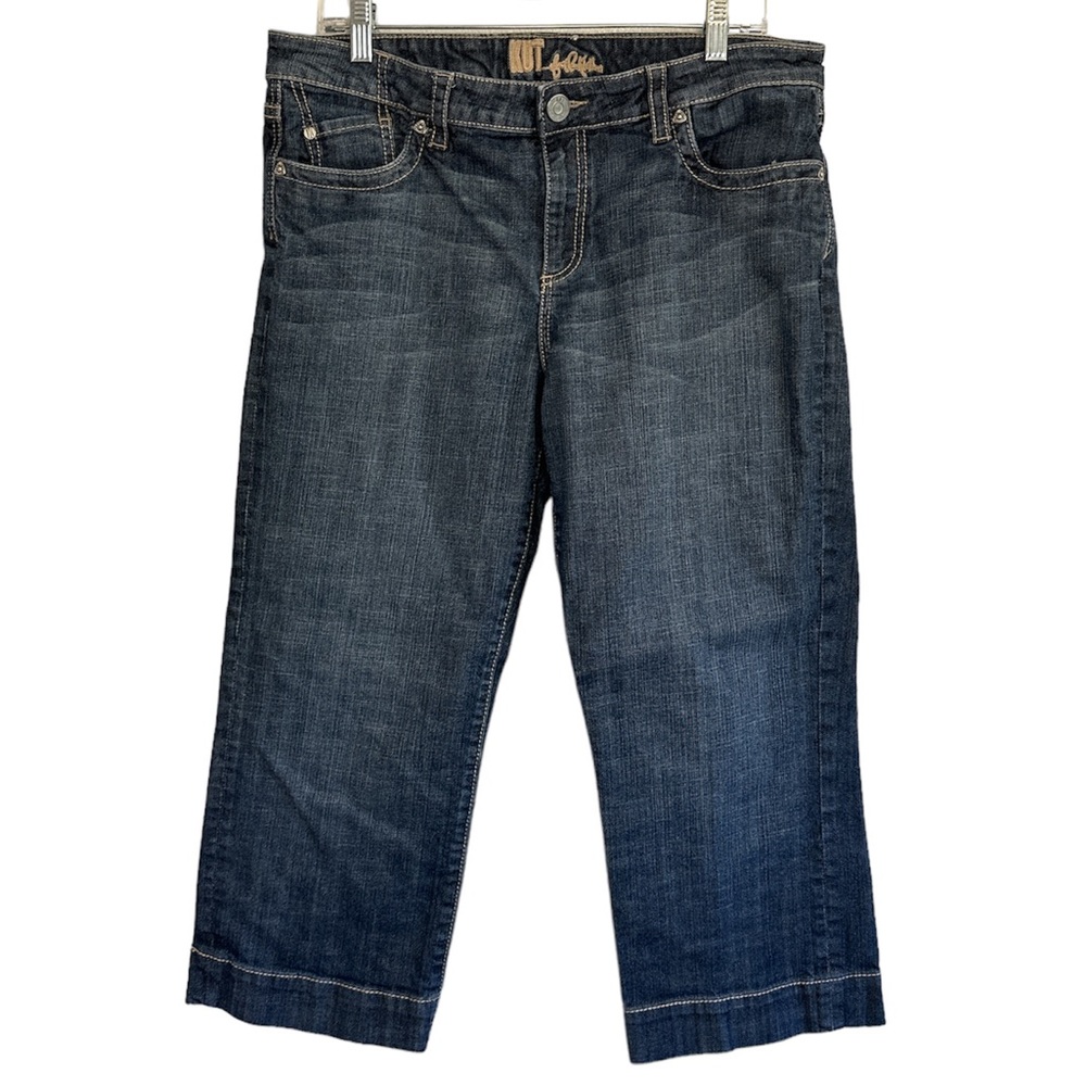 Kut from the Kloth Dark Blue Capri Jeans Size 14